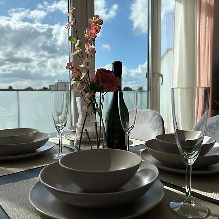 奥尔登堡Micasa Ol - Modernes Penthouse - Stellplatz - Kueche - Wlan - Dachterrasse公寓 外观 照片