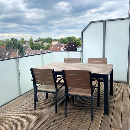 奥尔登堡Micasa Ol - Modernes Penthouse - Stellplatz - Kueche - Wlan - Dachterrasse公寓 外观 照片