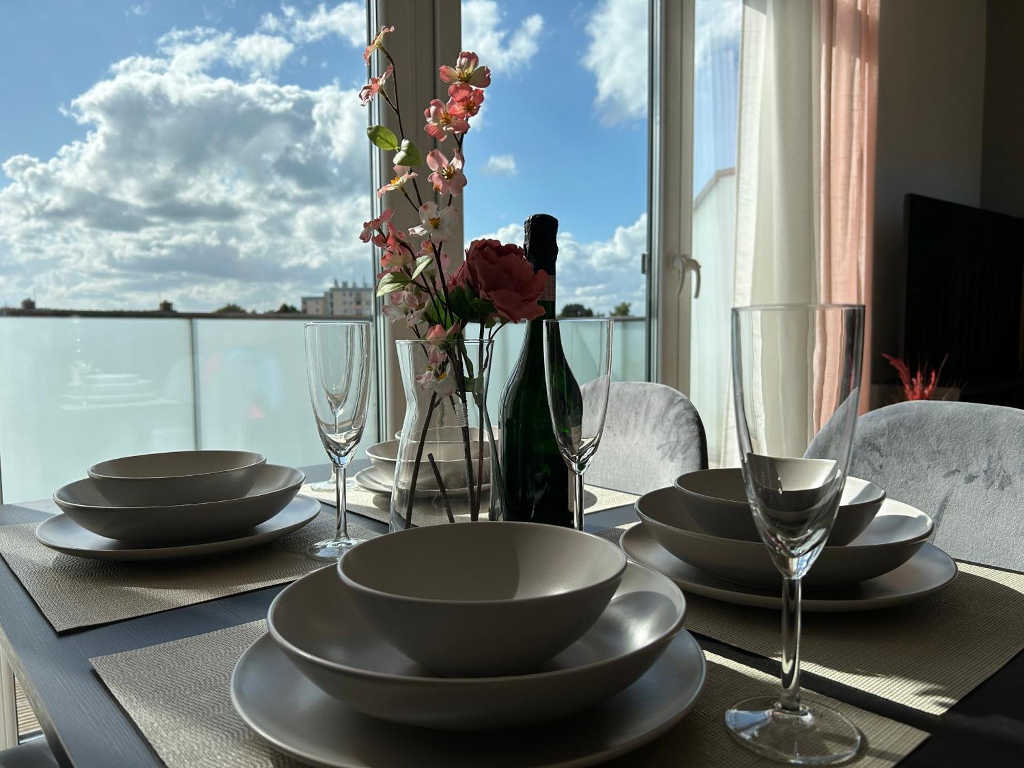 奥尔登堡Micasa Ol - Modernes Penthouse - Stellplatz - Kueche - Wlan - Dachterrasse公寓 外观 照片