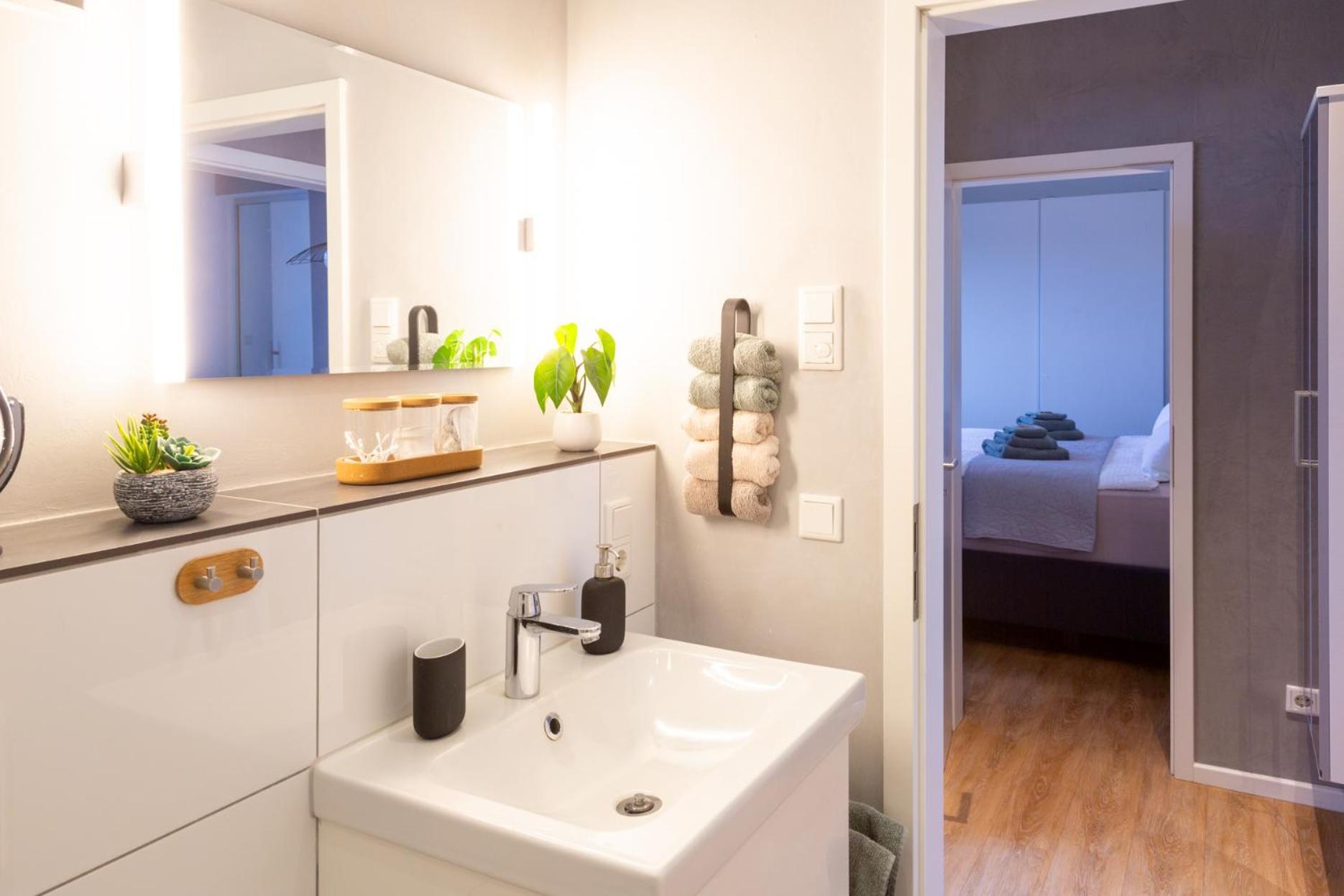奥尔登堡Micasa Ol - Modernes Penthouse - Stellplatz - Kueche - Wlan - Dachterrasse公寓 外观 照片