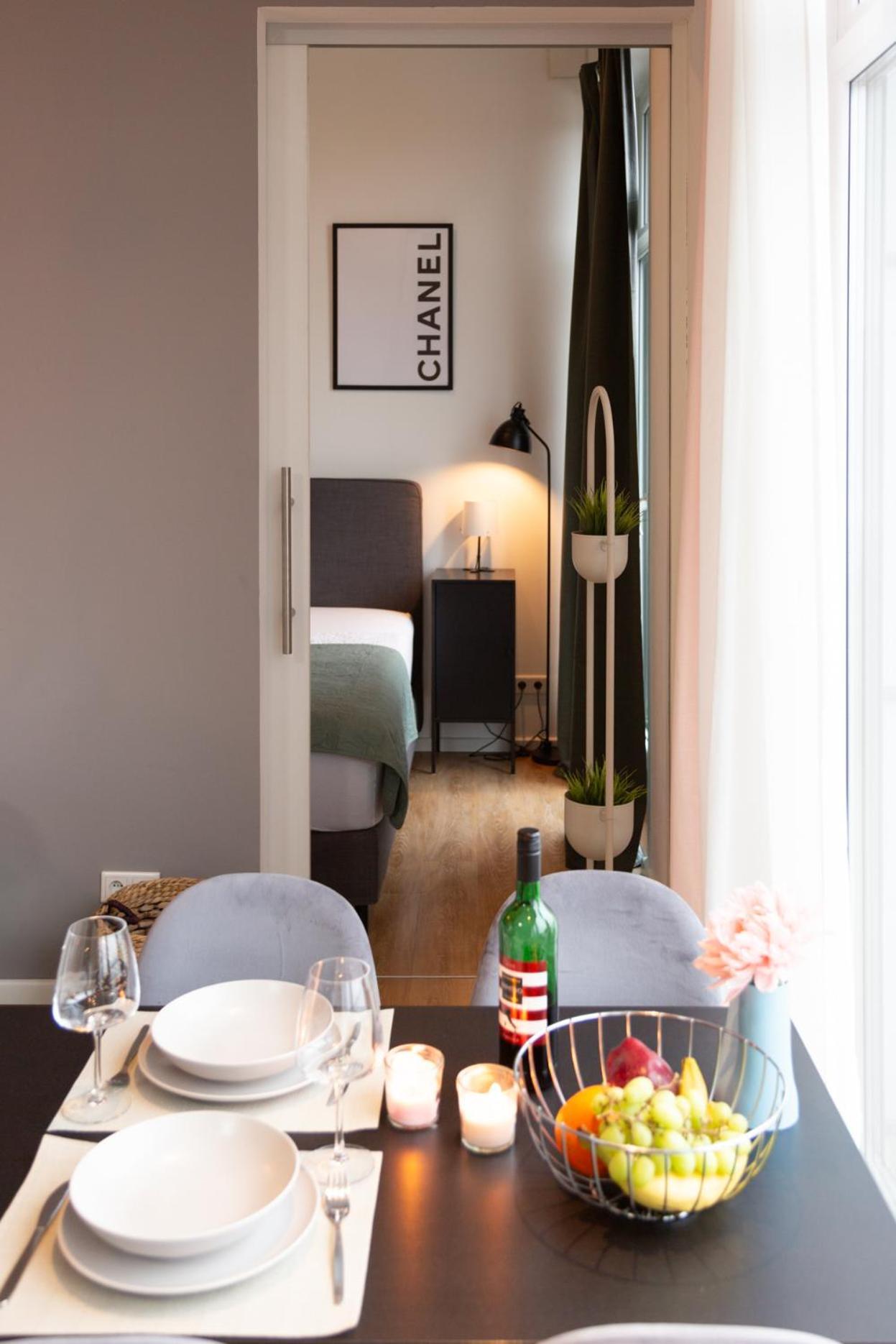 奥尔登堡Micasa Ol - Modernes Penthouse - Stellplatz - Kueche - Wlan - Dachterrasse公寓 外观 照片