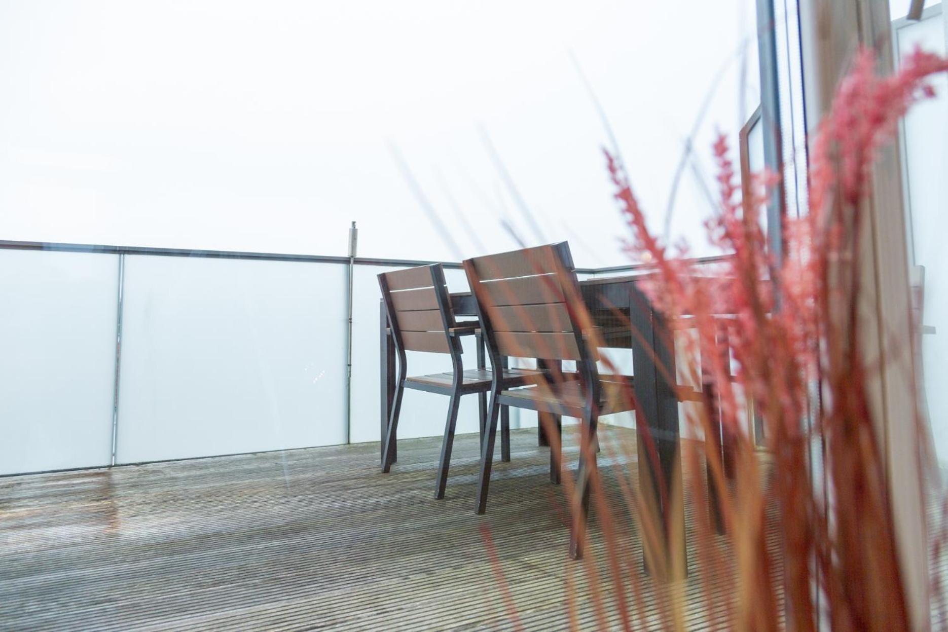 奥尔登堡Micasa Ol - Modernes Penthouse - Stellplatz - Kueche - Wlan - Dachterrasse公寓 外观 照片